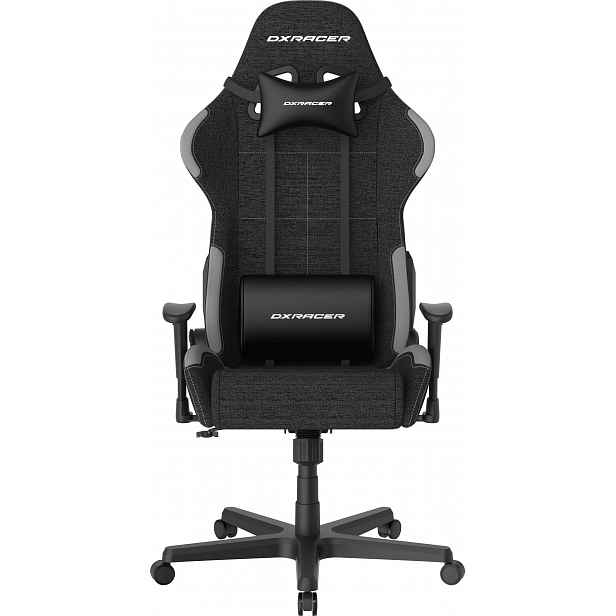 Herní židle DXRacer FORMULA černo-šedá, látková