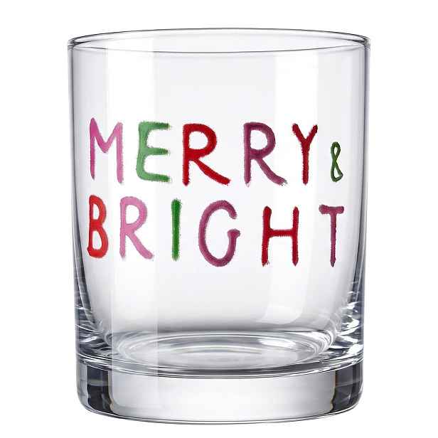 MERRY & BRIGHT Sklenice na vodu
