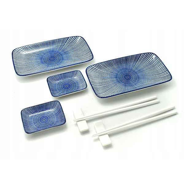 Sada na sushi pro 2 osoby Tokusa Blue