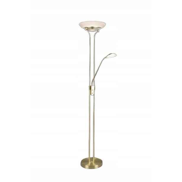 Stojací Led lampa Orson zlatá, 180 cm, 31,5 W, stmívatelná, Rl
