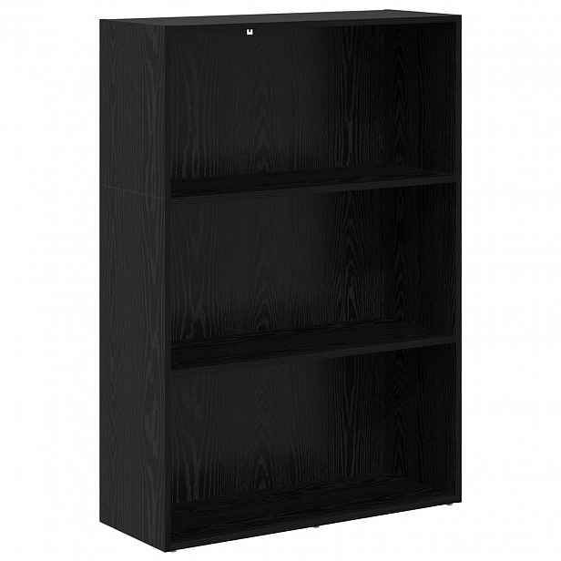 vidaXL Knihovna 80 x 30 x 114 cm Kompozitní dřevo Černý dub