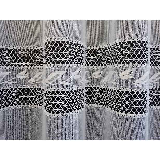 Mg Záclona žakár 31589 Bílá 350x170 cm hotová obšitá Bt