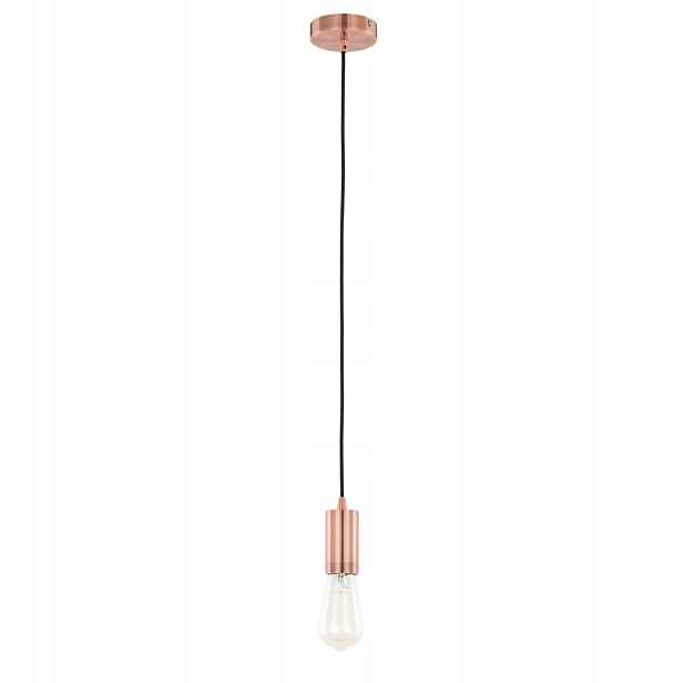 Závěsná lampa minimalistická, industriální, moderní, měděná Italux