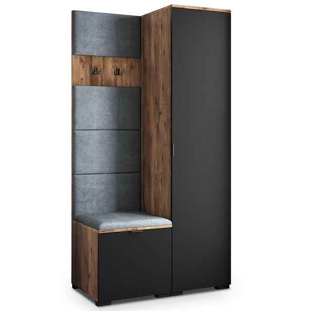 MASSENO MODERNÍ PŘEDSÍŇOVÁ SESTAVA LORI, 95/181/51 cm, dub Lefkas