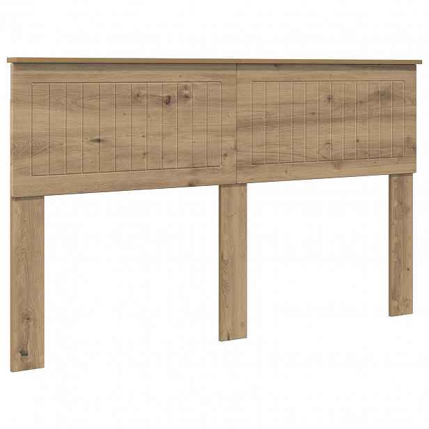 vidaXL Čelo postele Artisanový dub Kompozitní dřevo
