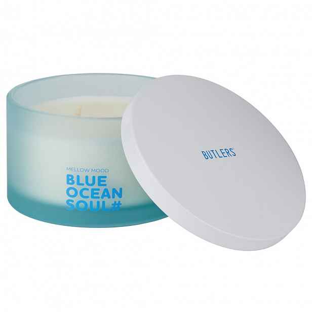 Butlers MELLOW MOOD Vonná svíčka Blue Ocean Soul
