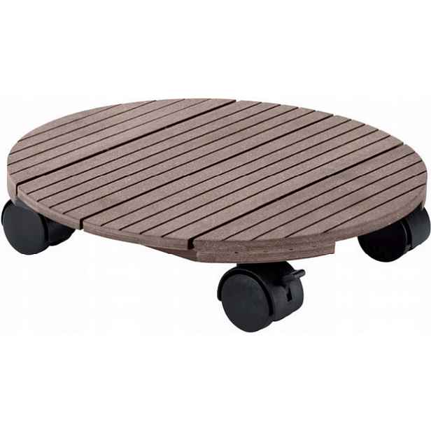 Kompozitní podstavec na kolečkách, kulatý, bronz 0701-03 Form-Plastic