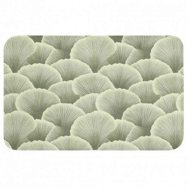 OnlyWow WC PŘEDLOŽKA Vějíř - list - zelený 80x50 cm