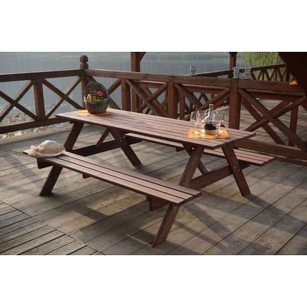 Tradgard Dřevěný PIKNIK set - 180CM