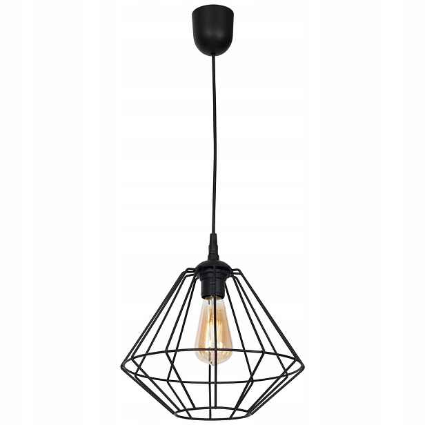Závěsná lampa Colin Black 1xE27