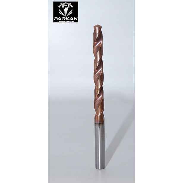Vrták Vhm Fi 9,0 L-100 mm 55HRC TiSiN
