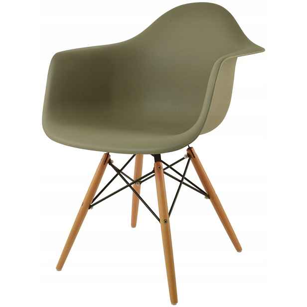Křeslo Dankor Design Daw Mnoho Barev Mléčně Šedé
