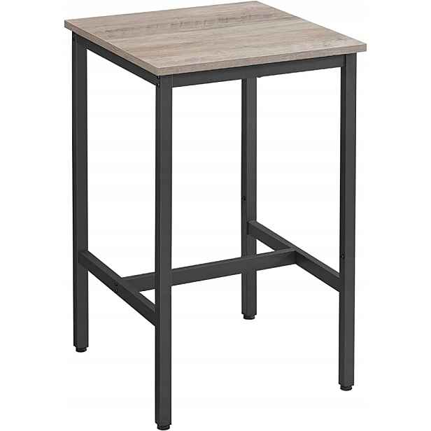 Kuchyňský stůl Songmics čtvercový černý 60 x 60 x 90 cmNR234