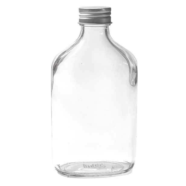 PROHOME - Láhev placatka skleněná 200ml