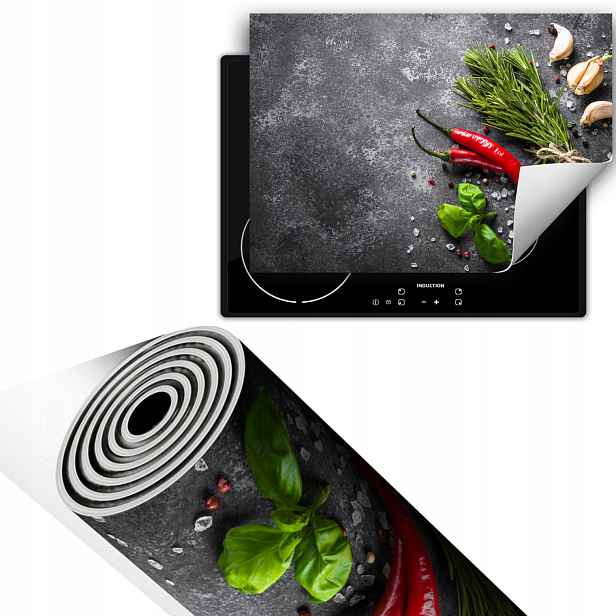 Svinovací Ochranná Podložka Do Kuchyně 70x52 Chilli koření