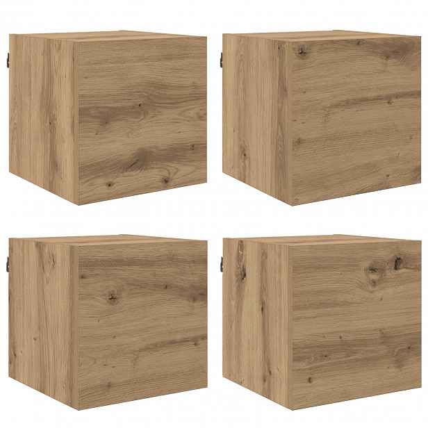 vidaXL Nástěnný TV kabinet Dub artisan Kompozitní dřevo