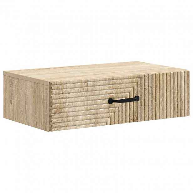 vidaXL Nástěnný boční stůl 59 x 34,5 x 17 cm Kompozitní dřevo