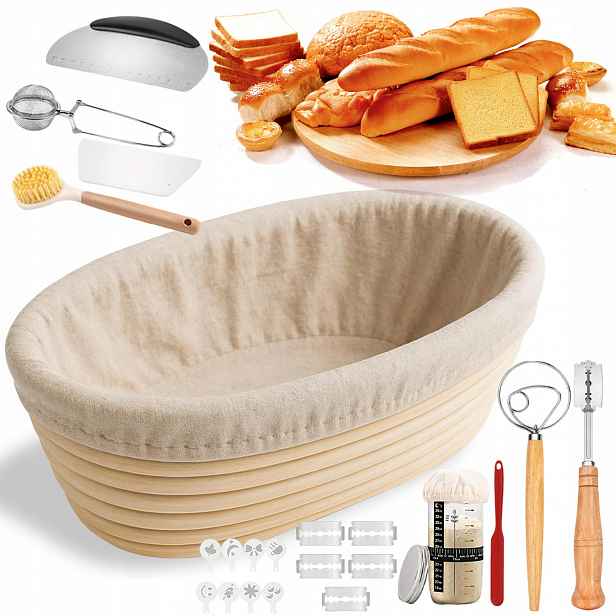 Košík Na Kynutí Chleba A Těsta Ratanový 25CM Pro Fermentaci