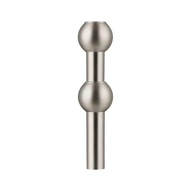 Kovová váza v matně stříbrné barvě (výška 10 cm) Nagel – STOFF Nagel