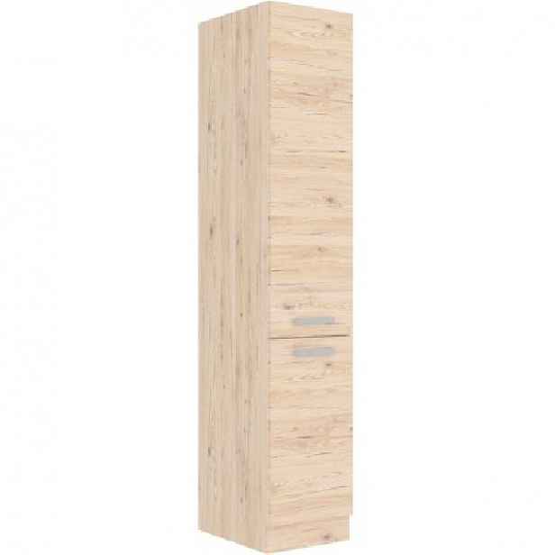 Potravinová skříň BERIT - šířka 40 cm, dub bordeaux