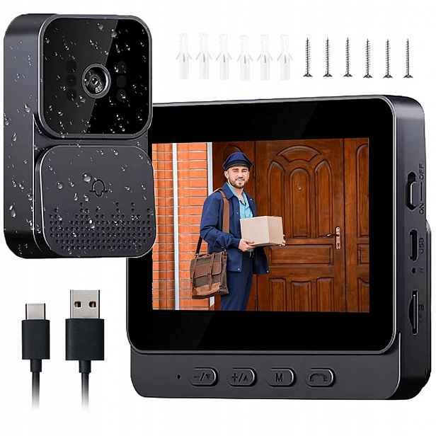 Systém Videotelefonu 2.4 G S Automatickým Záznamem Videa Na Kartu Tf