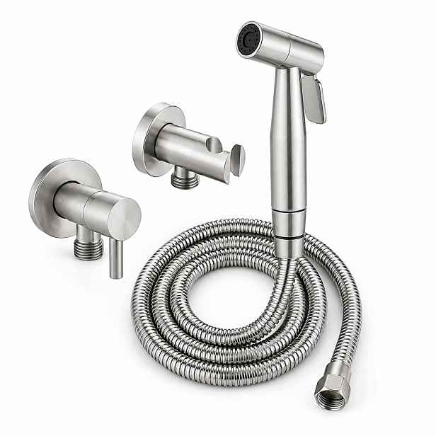 Bidetová Baterie S Bidetovou Podomítkovou Sadou, Bidet Stříbrný Nikl