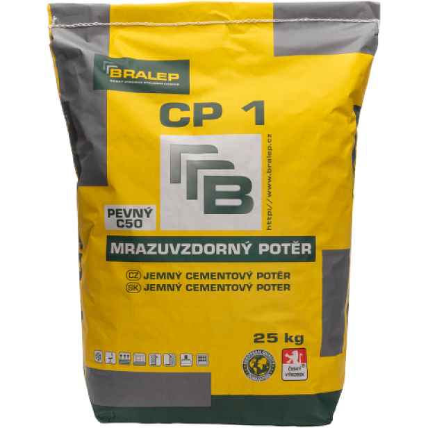 Potěr jemný Bralep CP 1 25 kg