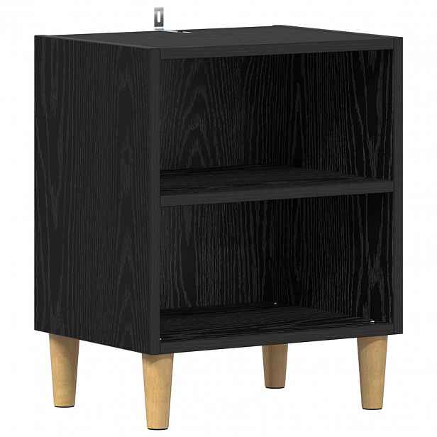 vidaXL Zásuvka pod postel Černý dub 40 x 30 x 50 cm Kompozitní dřevo