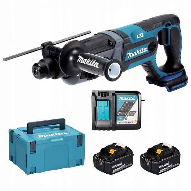 Vrtačka Makita DHR241RTJ Lxt 18V Sds 2J 20 mm 2x5 Ah kufr