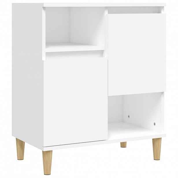 vidaXL Příborník bílý 60 x 35 x 70 cm kompozitní dřevo