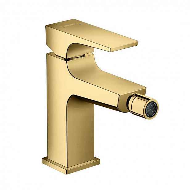 Hansgrohe Metropol - Bidetová baterie s výpustí Push-Open, leštěný vzhled zlata 32520990