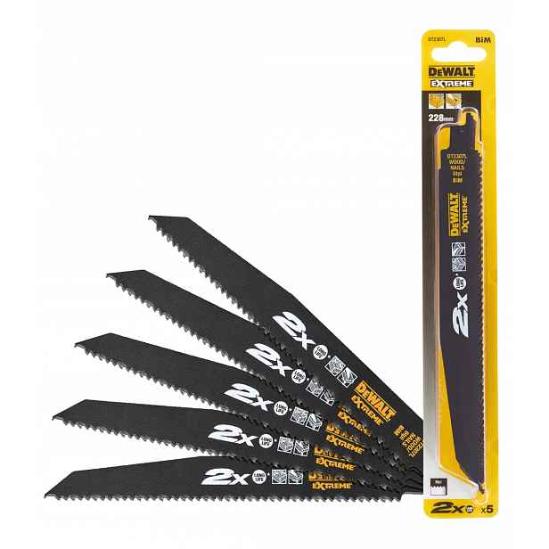 DeWALT Pilový List na dřevo DT2307L 228 mm 5 ks