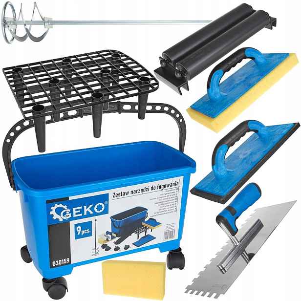 Glazurní Sada Nářadí Pro Spárování 9el G30159 Sada nářadí