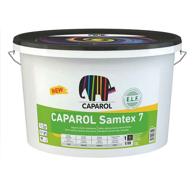 Malba vinylová Caparol Samtex 7 10 l bílá