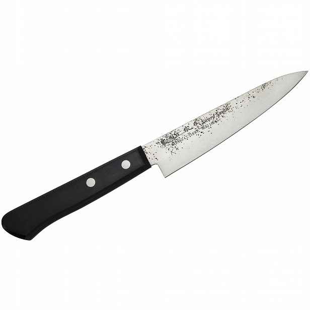 Nůž Satake Nashiji Black 801-751 12 cm utility CMV 56 Hrc pakka Seki