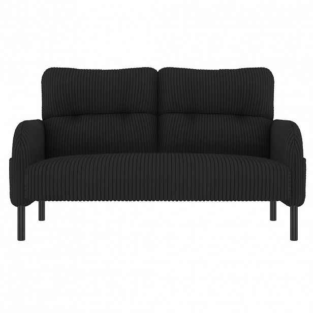 SEDACÍ SOUPRAVA 2-místná 120/75/79 cm Černá