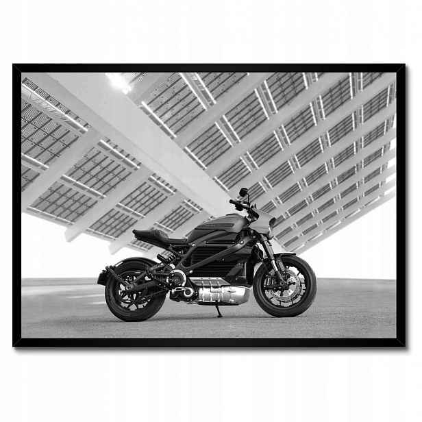 Plakáty v rámu 70x50 Harley Davidson Motocykl