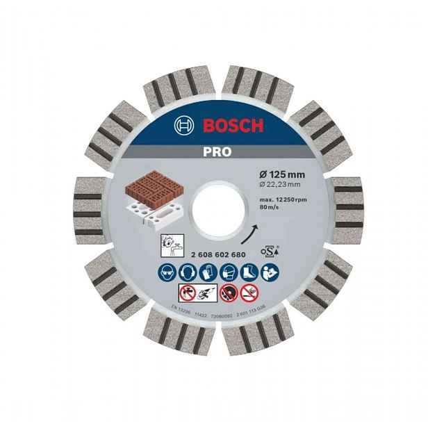 Bosch - Diamantový řezný kotouč 125x22,23 mm 2608602680