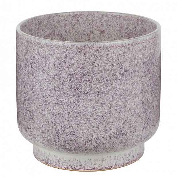 Butlers SPECKLE Květináč 20 cm - fialová