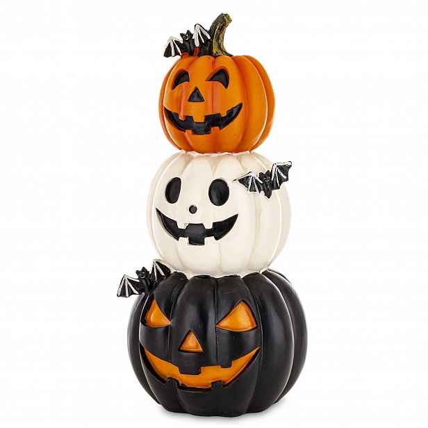 Dýňová ozdoba Dýně oranžová Dekorativní temný Halloween pohádková
