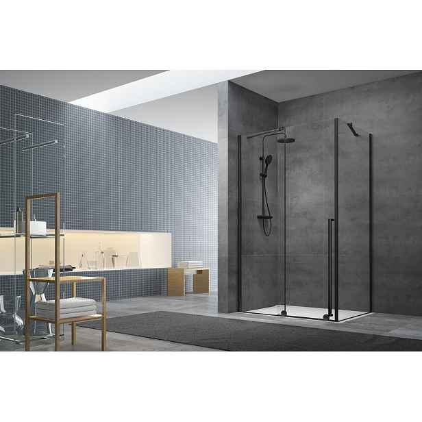 Sprchová zástěna walk-in Walk-In / Dveře 120x80 cm Swiss Aqua Technologies Walk-in Xmotion SATBWIXM120STE80C