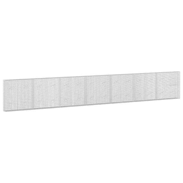 vidaXL Gabion s drátem 5 mm a síťkou 5x5 cm 700x20x100 cm