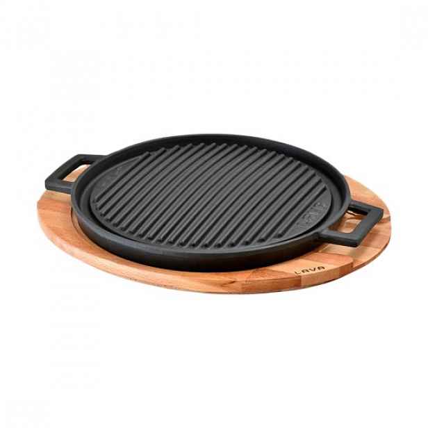 Litinový gril se stojanem, 28 cm - LAVA