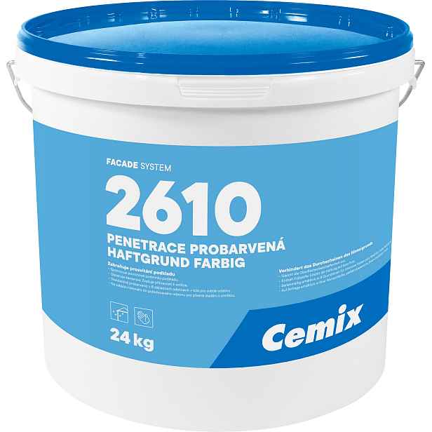 Penetrace probarvená Cemix 2610 žlutá 24 kg