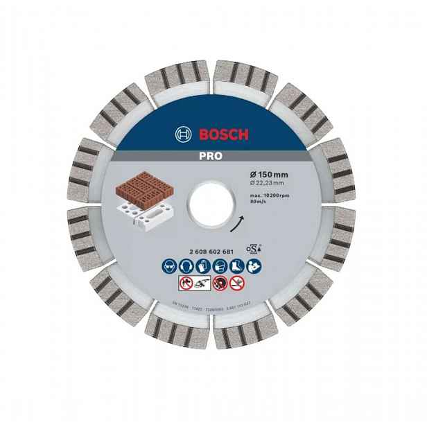 Bosch - Diamantový řezný kotouč 150x22,23 mm 2608602681