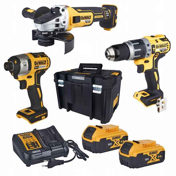 Dewalt Combo Set DCD796 DCF887 DCG405 2X5.0Ah