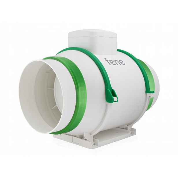Kanálový ventilátor 530 m³/h domácí koupelnový odtahový, výkonný, tichý, 160 mm