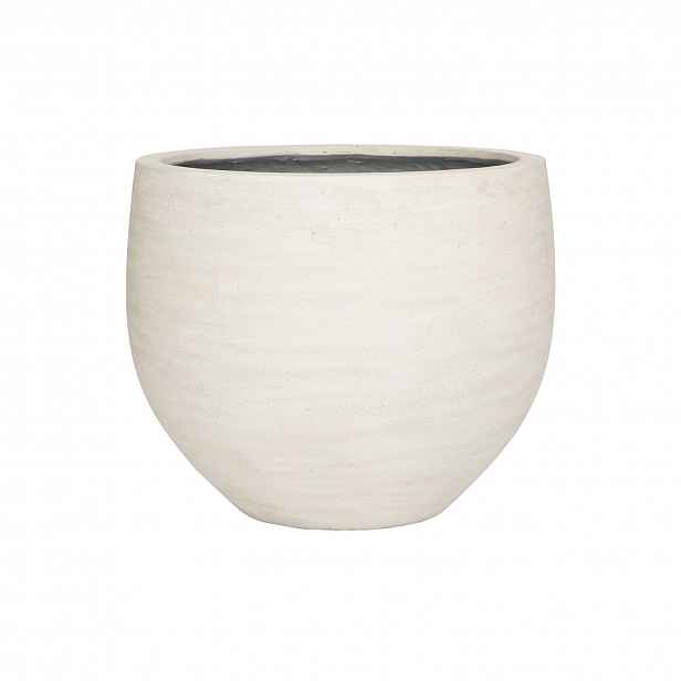 Květináč Jumbo Orb, jemná slonovina, více velkostí - Pottery Pots Velikost: M - ⌀ 110,5, v. 90,5 cm