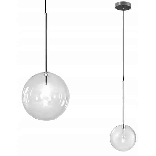 Lampa APP1682-1CP 15CM Black Chrome