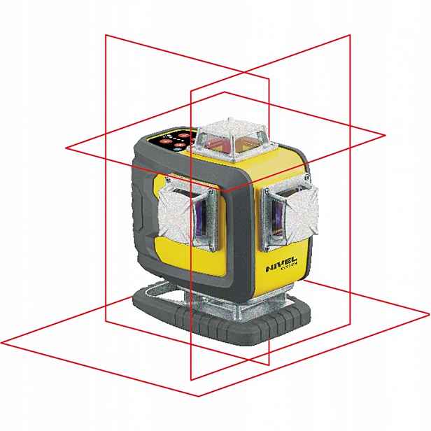 Laser 4-plošný červený Nivel System CL4D-R